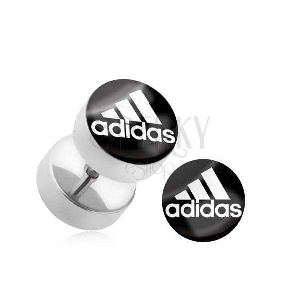 Imitacija vstavka za uho iz jekla, logotip športne znamke