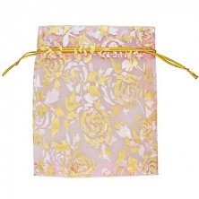 Darilna vrečka - tekstilna vrečka, roza